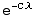 e^(-Cλ)